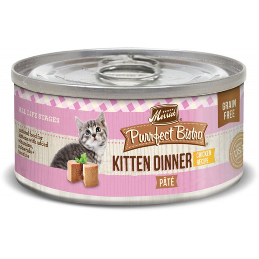 Merrick Purrfect Bistro Grain Free Kitten Dinner Canned Cat Food