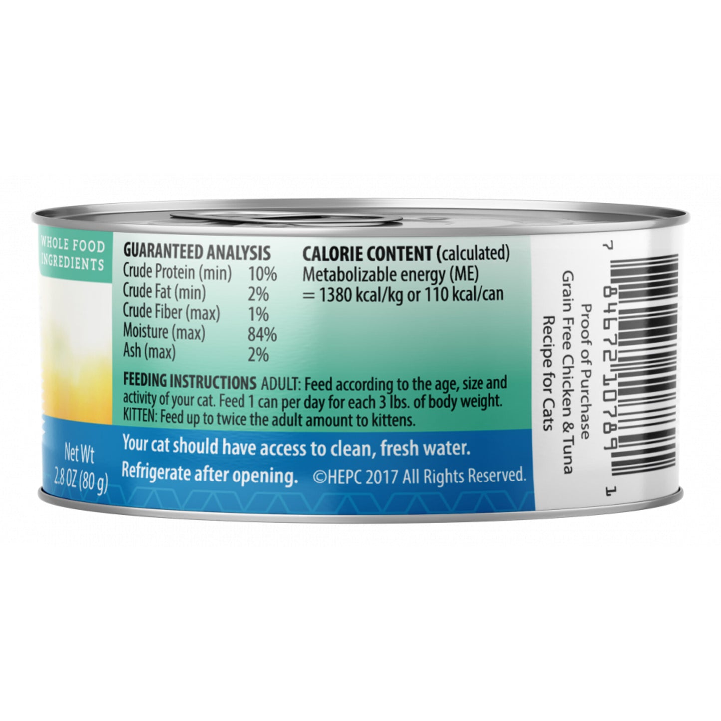 Health Extension Grain Free Chicken and Tuna Recipe Canned Cat Food