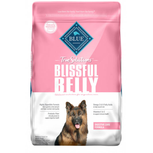Blue Buffalo True Solutions Blissful Belly Natural Digestive Care Chicken Recipe Adult Dry Dog Food