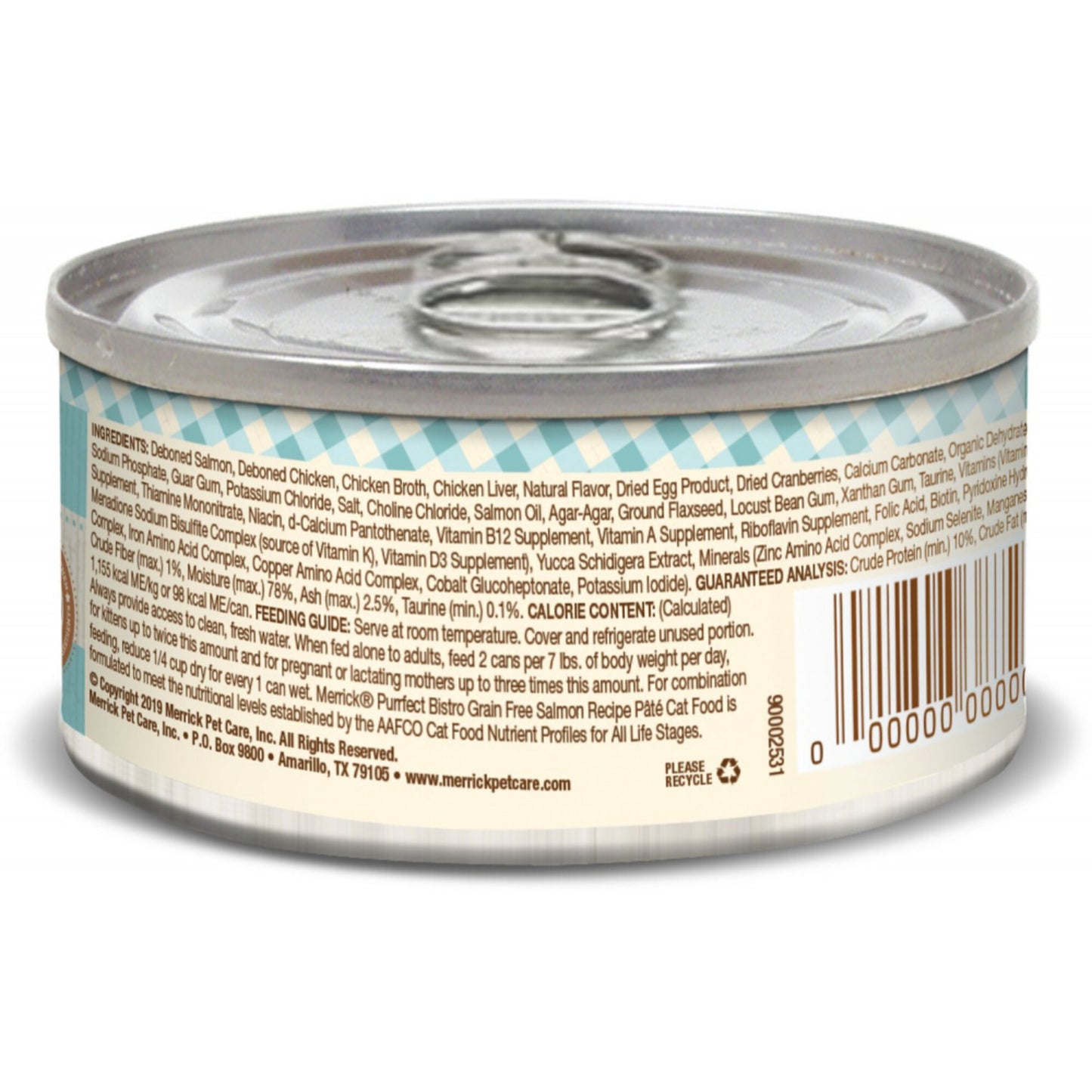 Merrick Purrfect Bistro Salmon Pate Grain Free Canned Cat Food