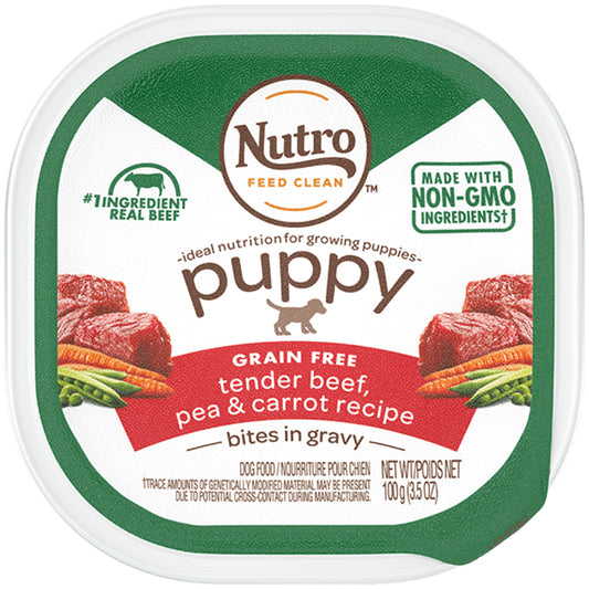 Nutro Bites in Gravy Tender Beef, Pea & Carrot Recipe Wet Dog Food