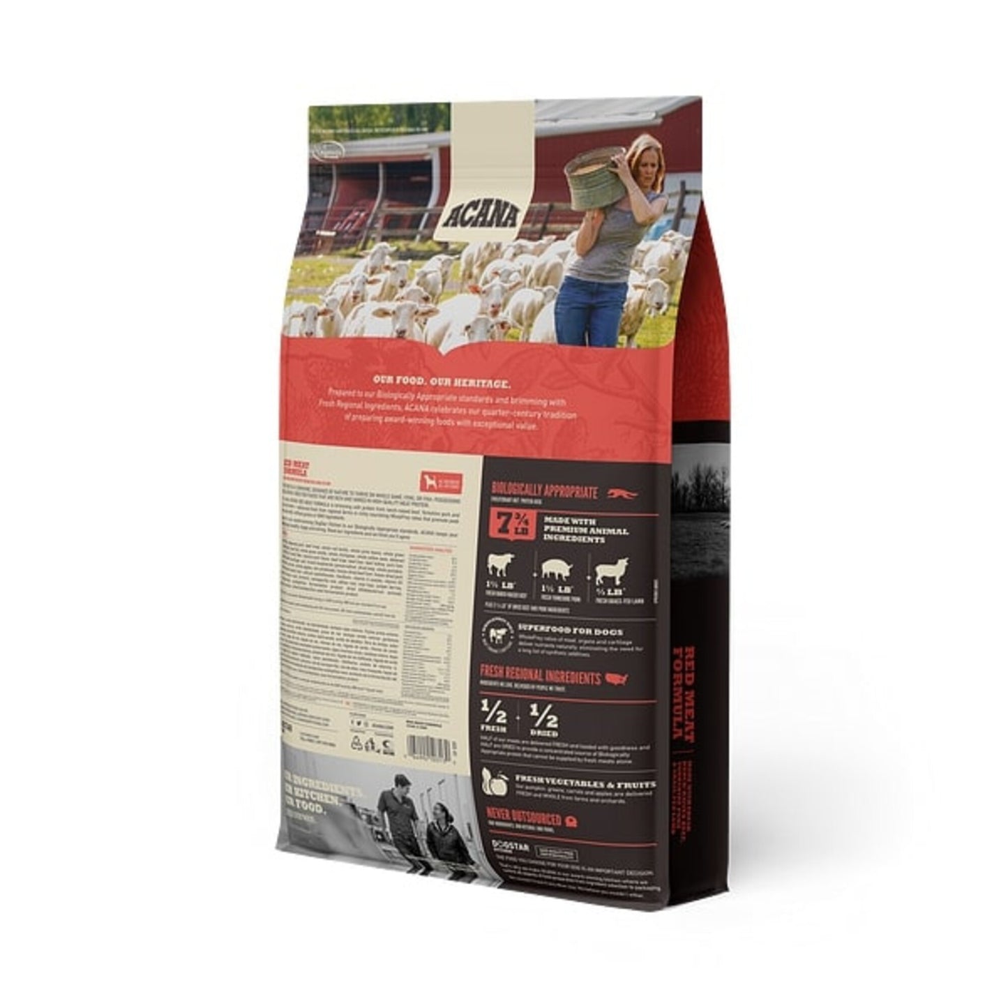 ACANA Red Meat Formula Grain Free Dry Dog Food