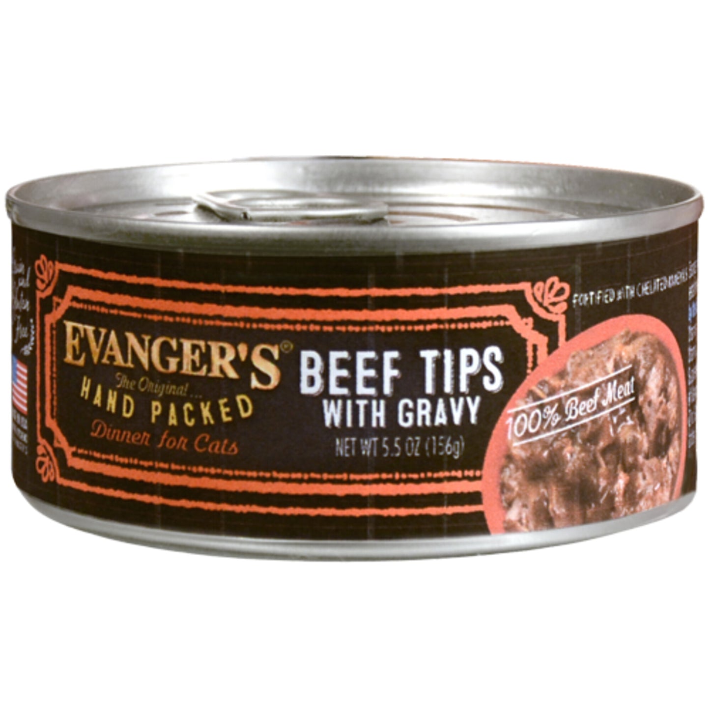 Evangers Beef Tips with Gravy Canned Cat Food