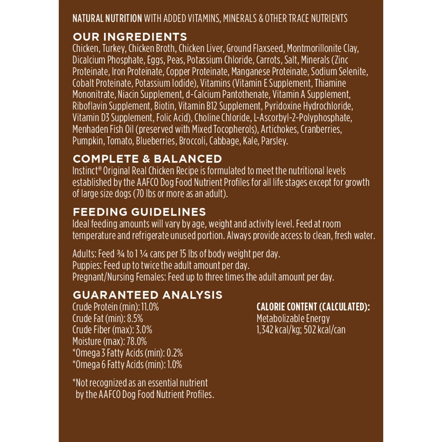 Instinct Grain-Free Chicken Formula Canned Dog Food