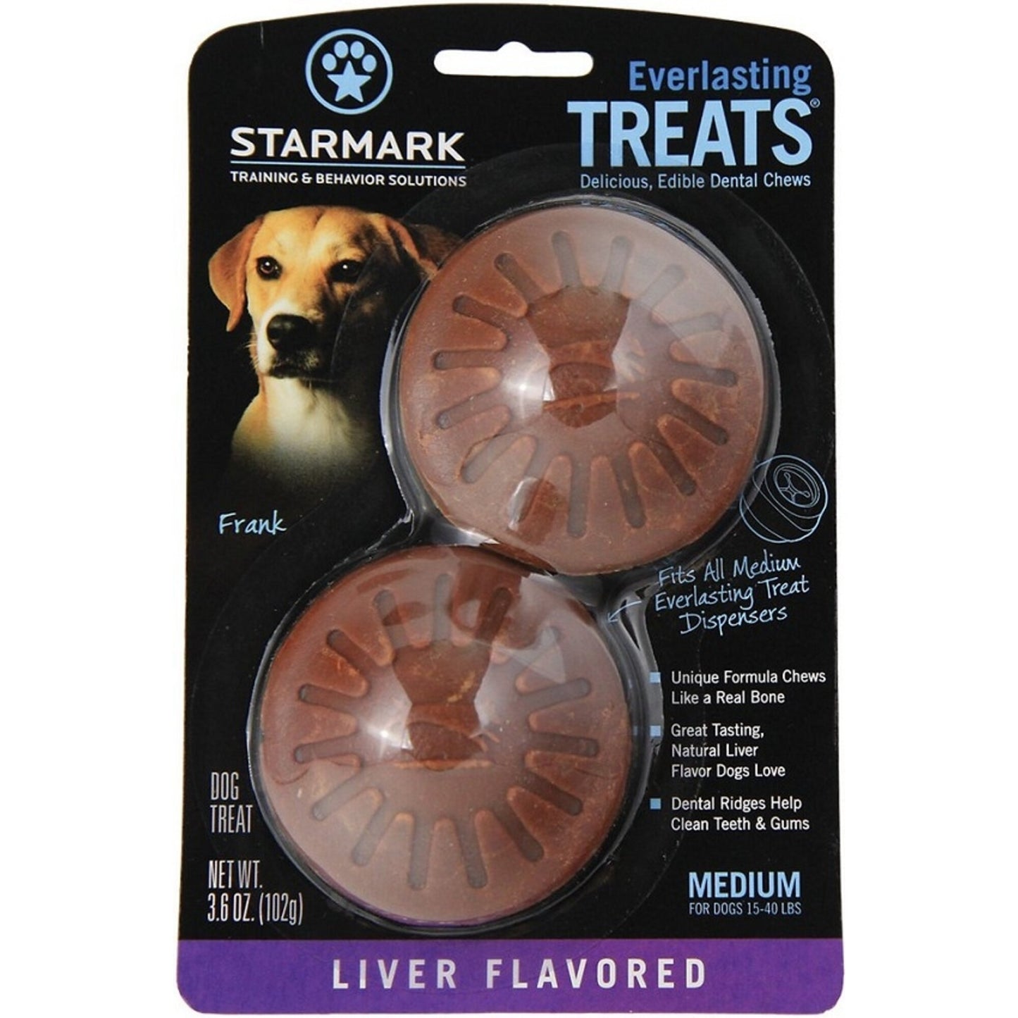 Starmark Everlasting Treats Liver Flavor Dog Dental Treats