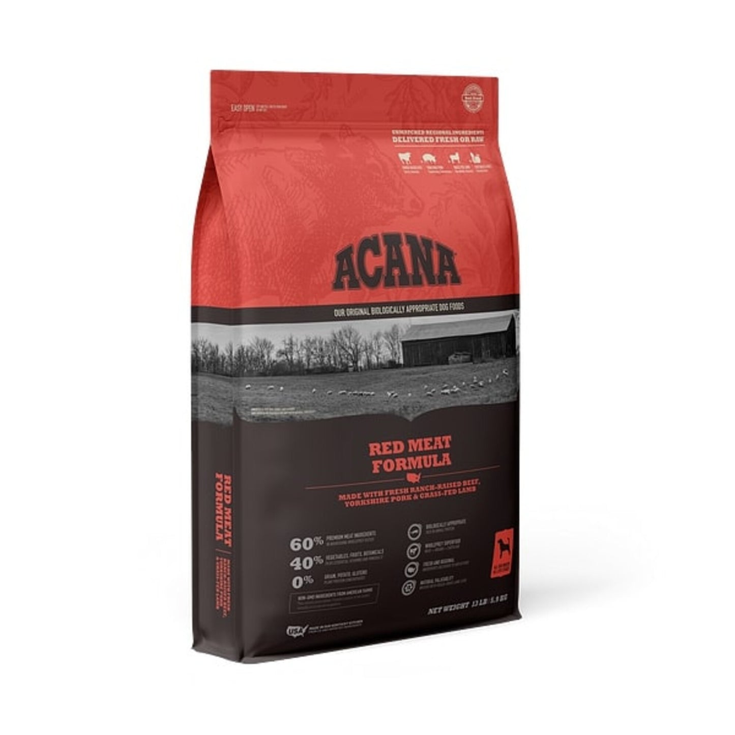 ACANA Red Meat Formula Grain Free Dry Dog Food