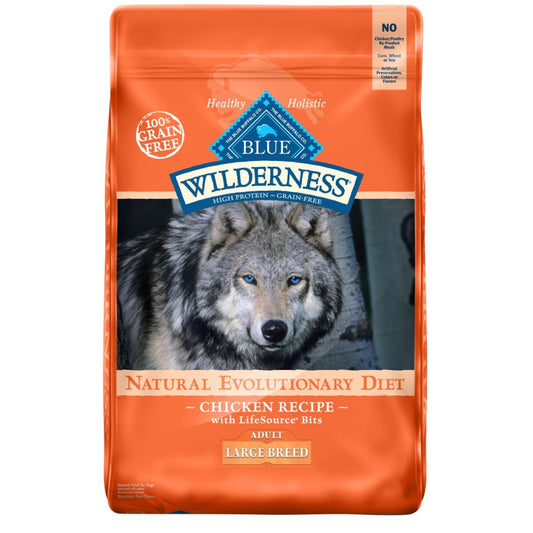 Blue Buffalo Wilderness Grain Free High Protein Chicken Recipe Adult Large Breed Dry Dog Food