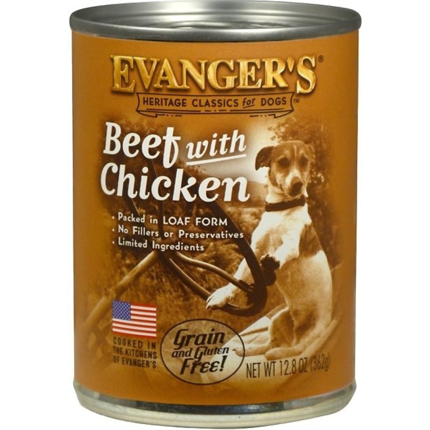 Evangers Beef with Chicken Canned Dog Food