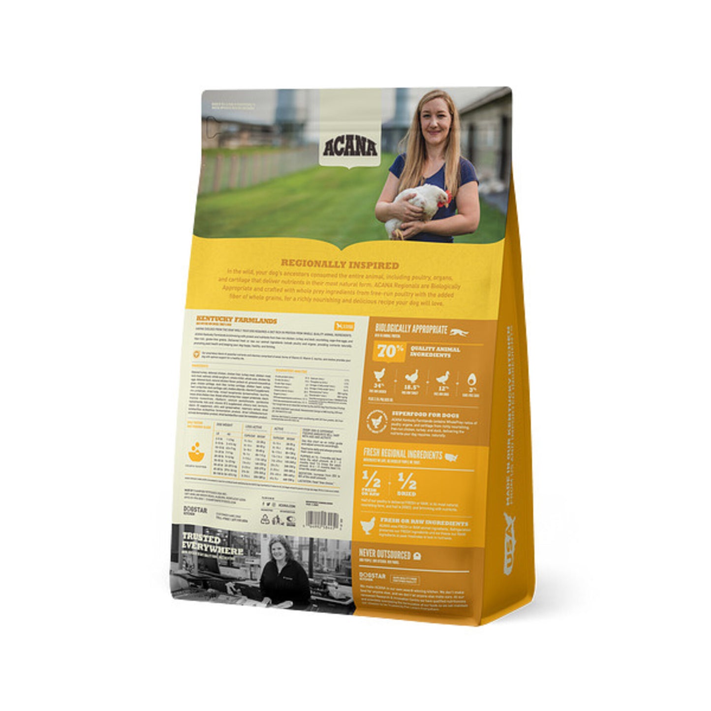 ACANA + Wholesome Grains Kentucky Farmlands Recipe with Chicken, Turkey & Duck Dry Dog Food