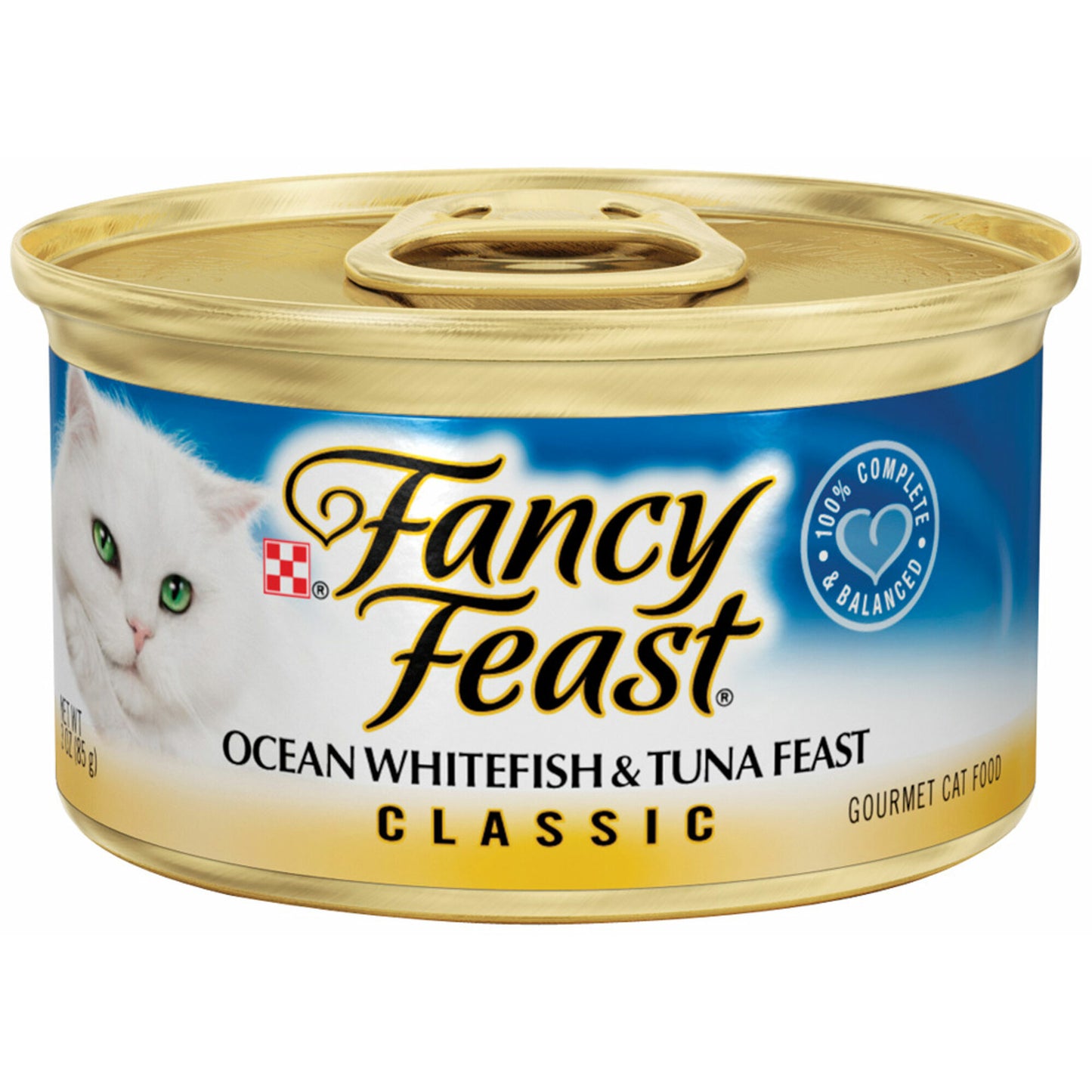 Fancy Feast Classic Ocean Whitefish and Tuna Canned Cat Food