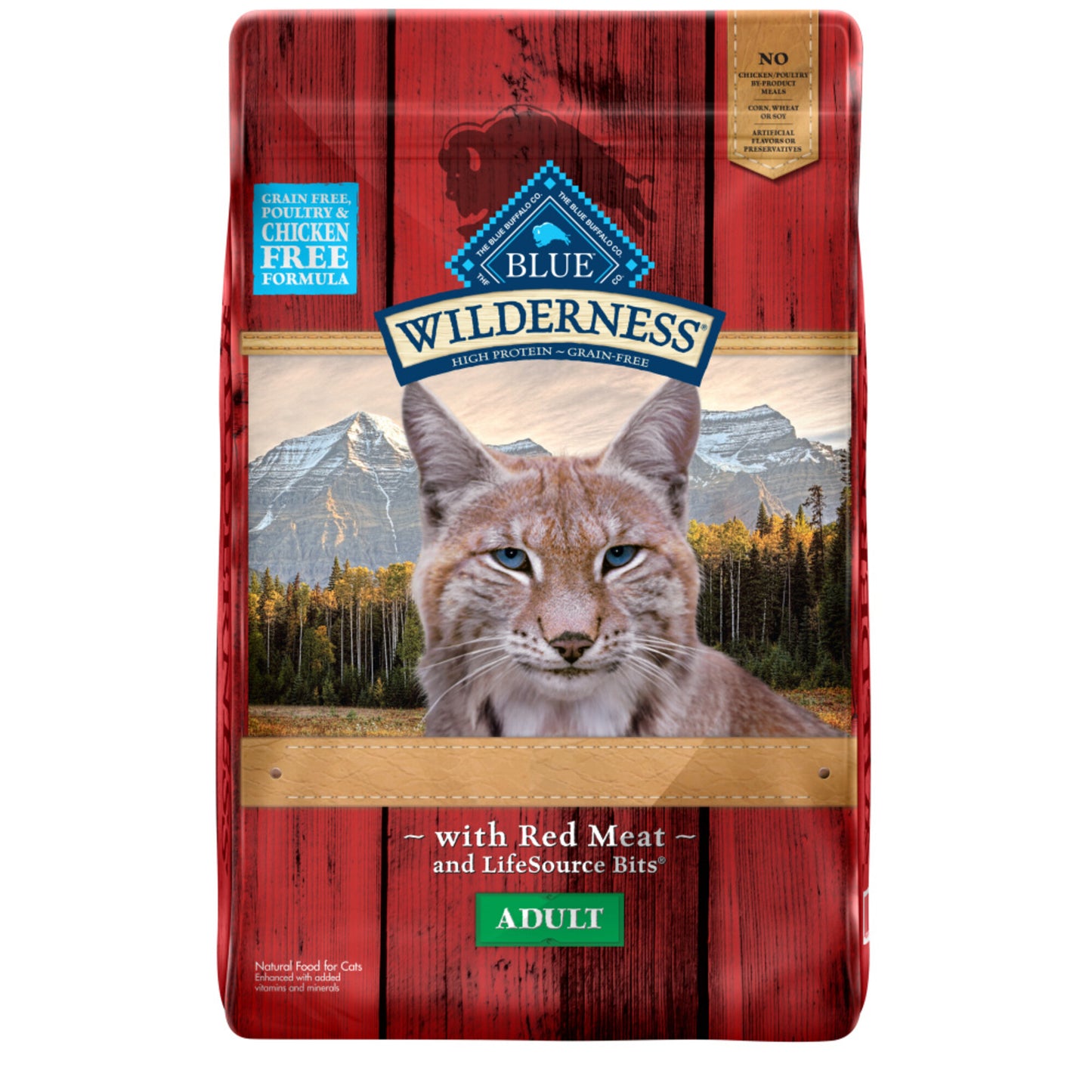 Blue Buffalo Wilderness Rocky Mountain Recipe Adult Red Meat Dry Cat Food