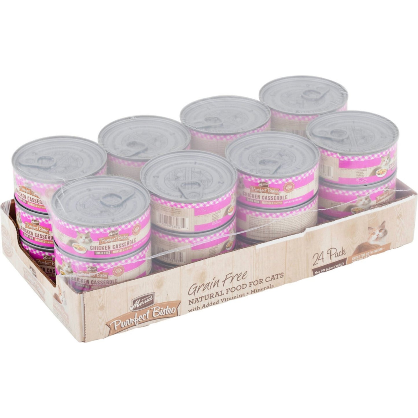 Merrick Purrfect Bistro Chicken Casserole Grain Free Canned Cat Food