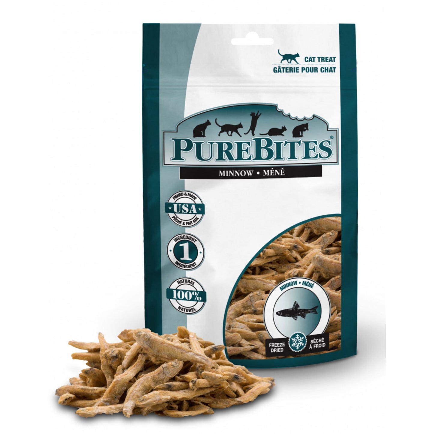 PureBites Minnow Freeze Dried Cat Treats