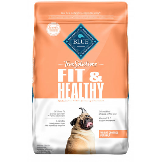 Blue Buffalo True Solutions Fit & Healthy Natural Weight Control Chicken Recipe Adult Dry Dog Food