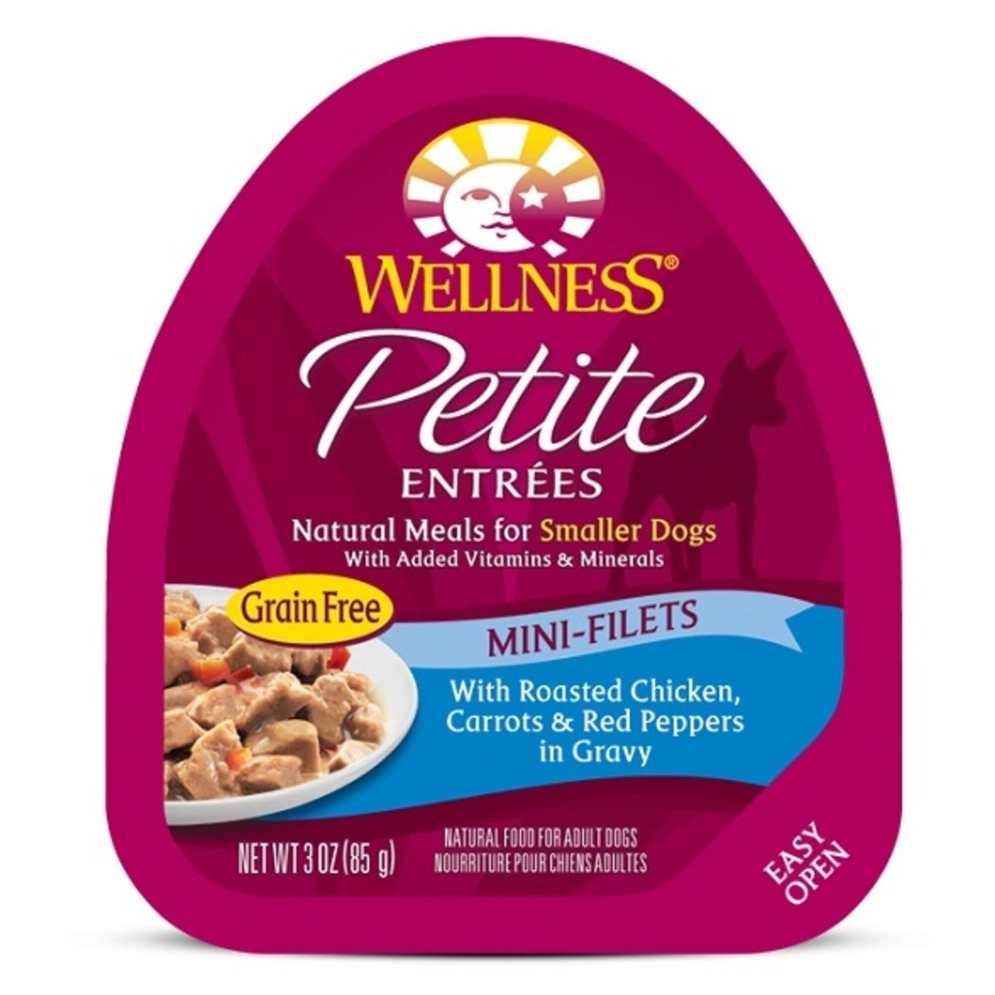 Wellness Petite Entrees Mini-Filets Grain Free Natural Roasted Chicken Recipe Wet Dog Food
