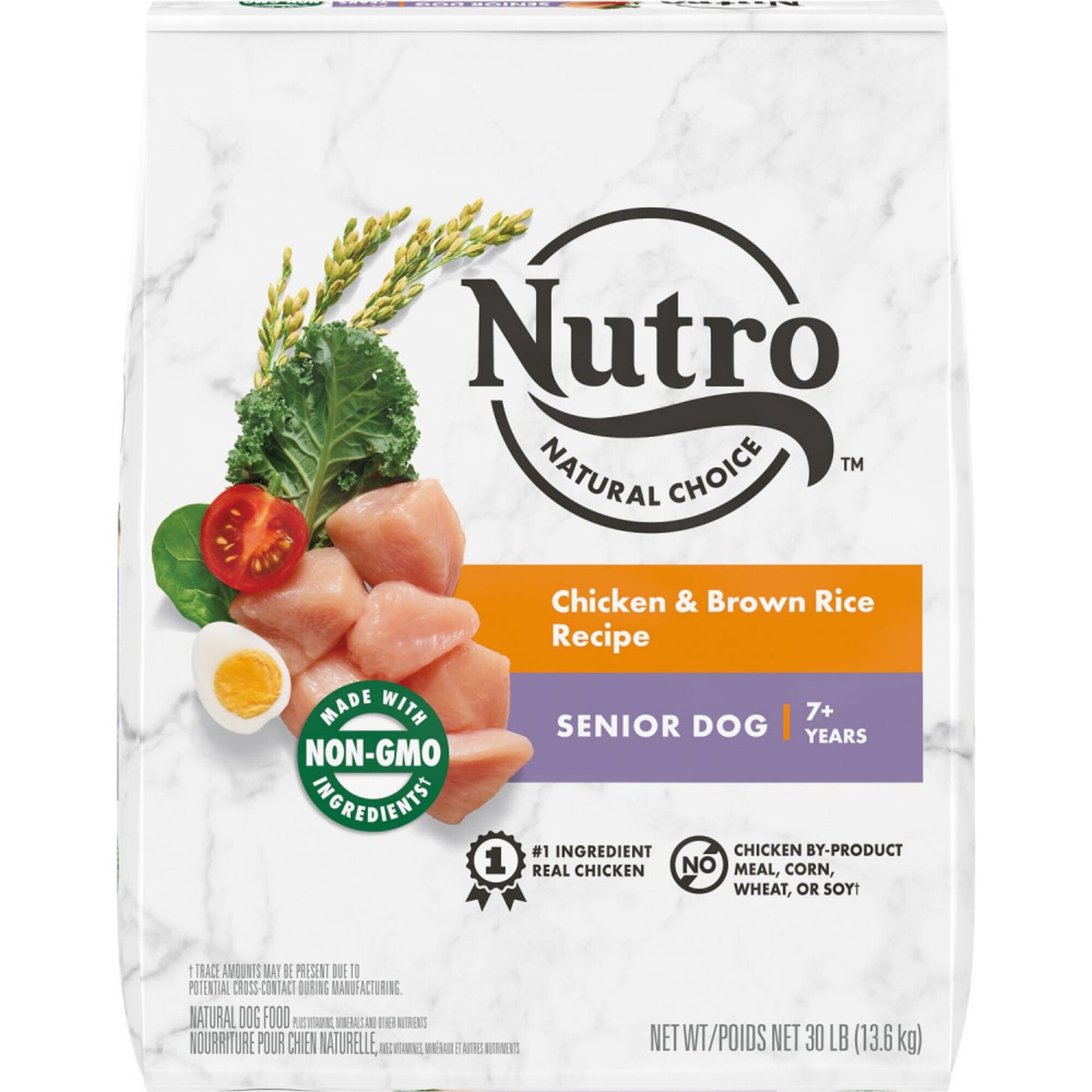 Nutro Wholesome Essentials Senior Chicken, Whole Brown Rice and Sweet Potato Formula Dry Dog Food