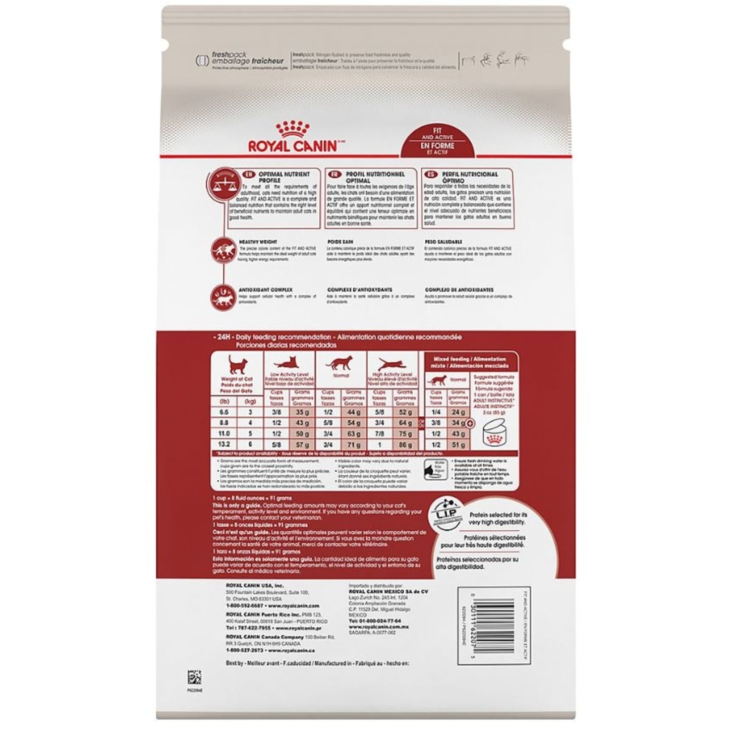 Royal Canin Feline Health Nutrition Adult Fit and Active Dry Cat Food