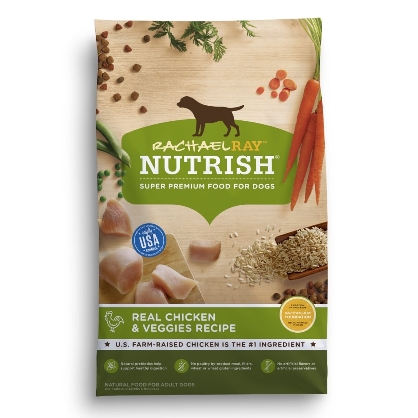 Rachael Ray Nutrish Natural Chicken & Veggies Recipe Dry Dog Food