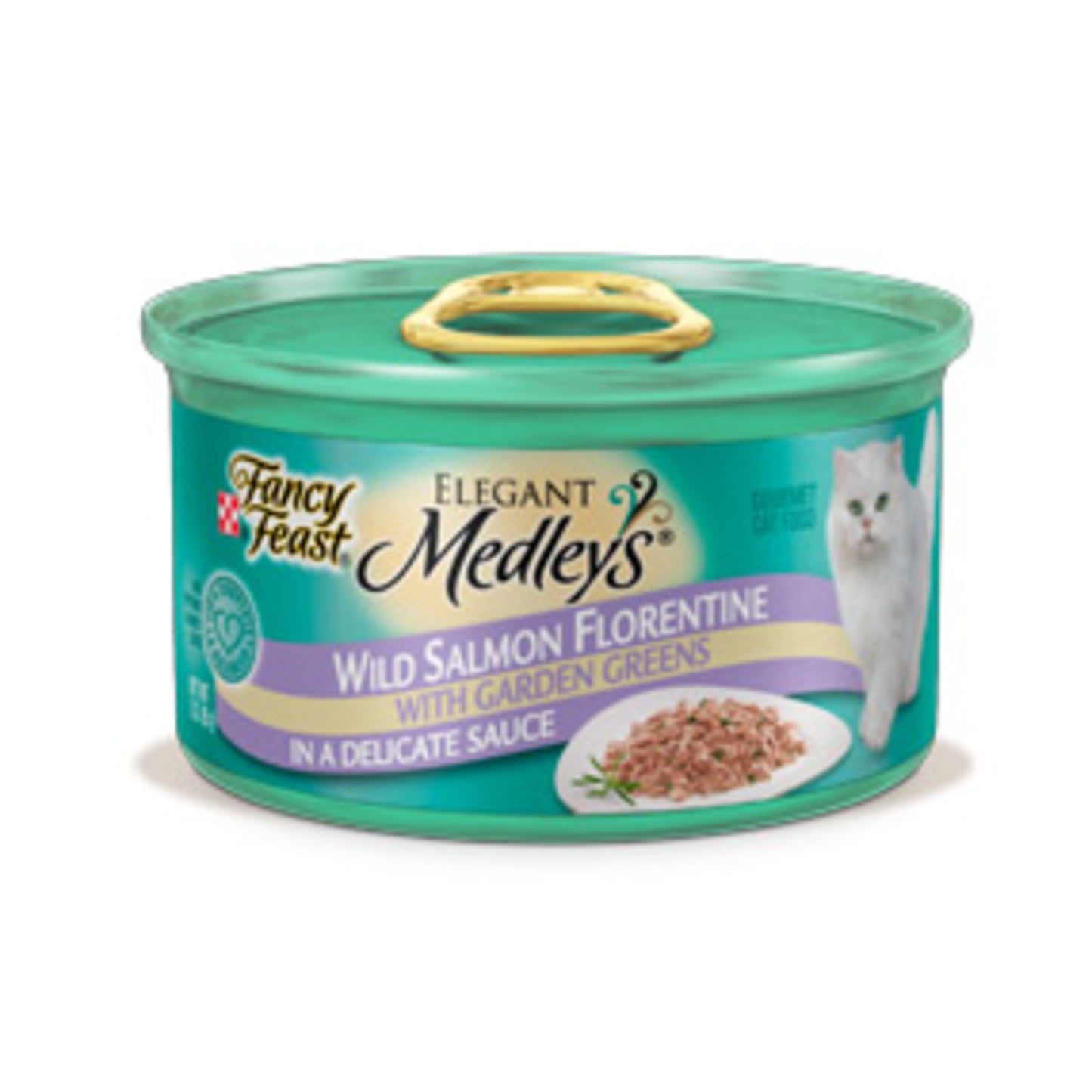 Fancy Feast Elegant Medleys Salmon Florentine Canned Cat Food