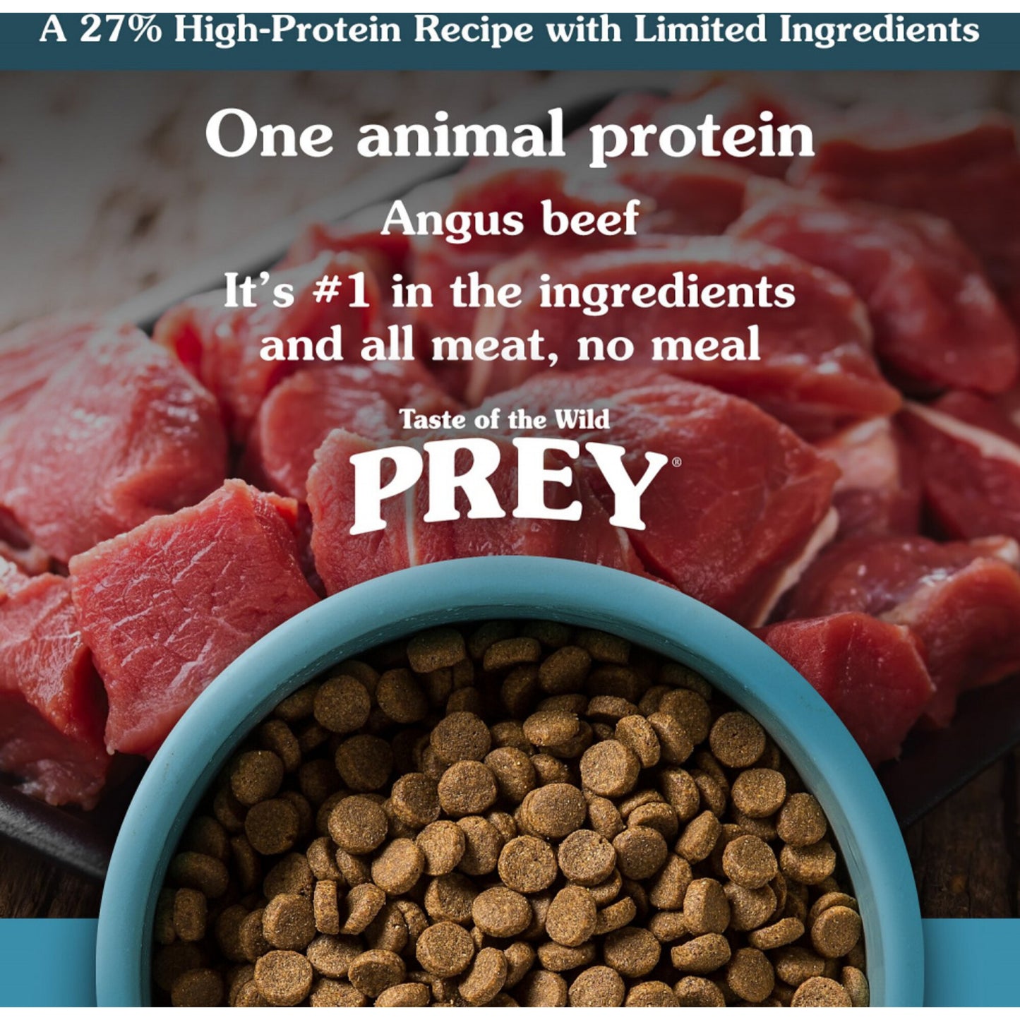 Taste Of The Wild Grain Free Prey Limited Ingredient Angus Beef Dry Dog Food