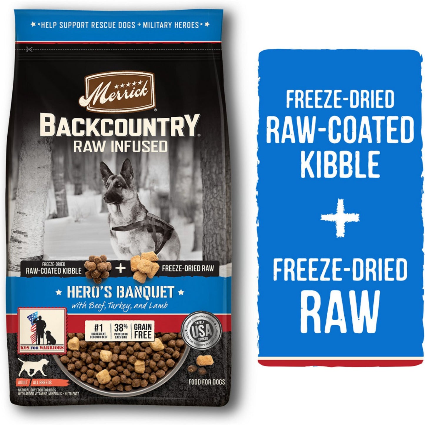 Merrick Backcountry Grain Free Hero's Banquet Dry Dog Food