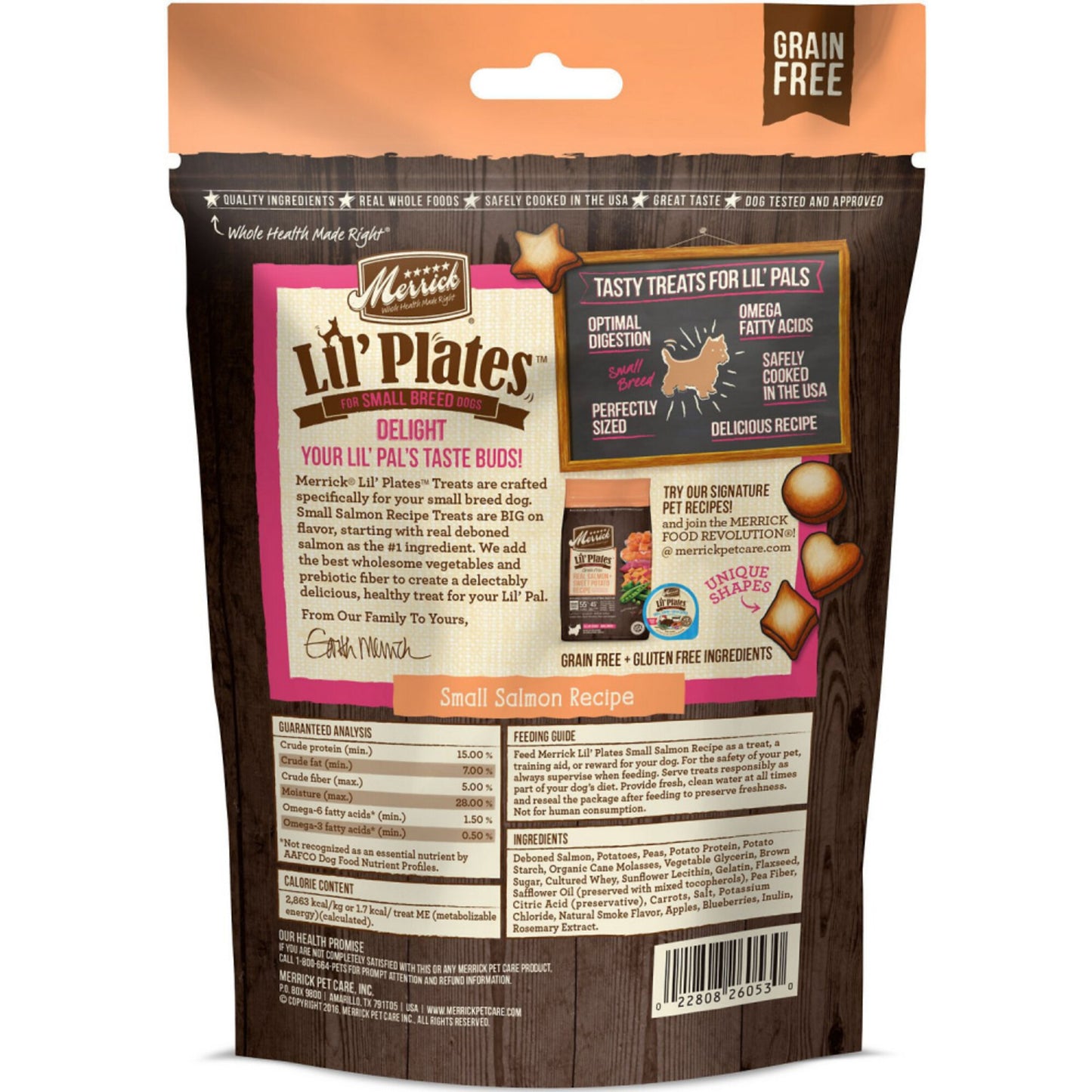 Merrick Lil' Plates Grain Free Small Salmon Dog Treats