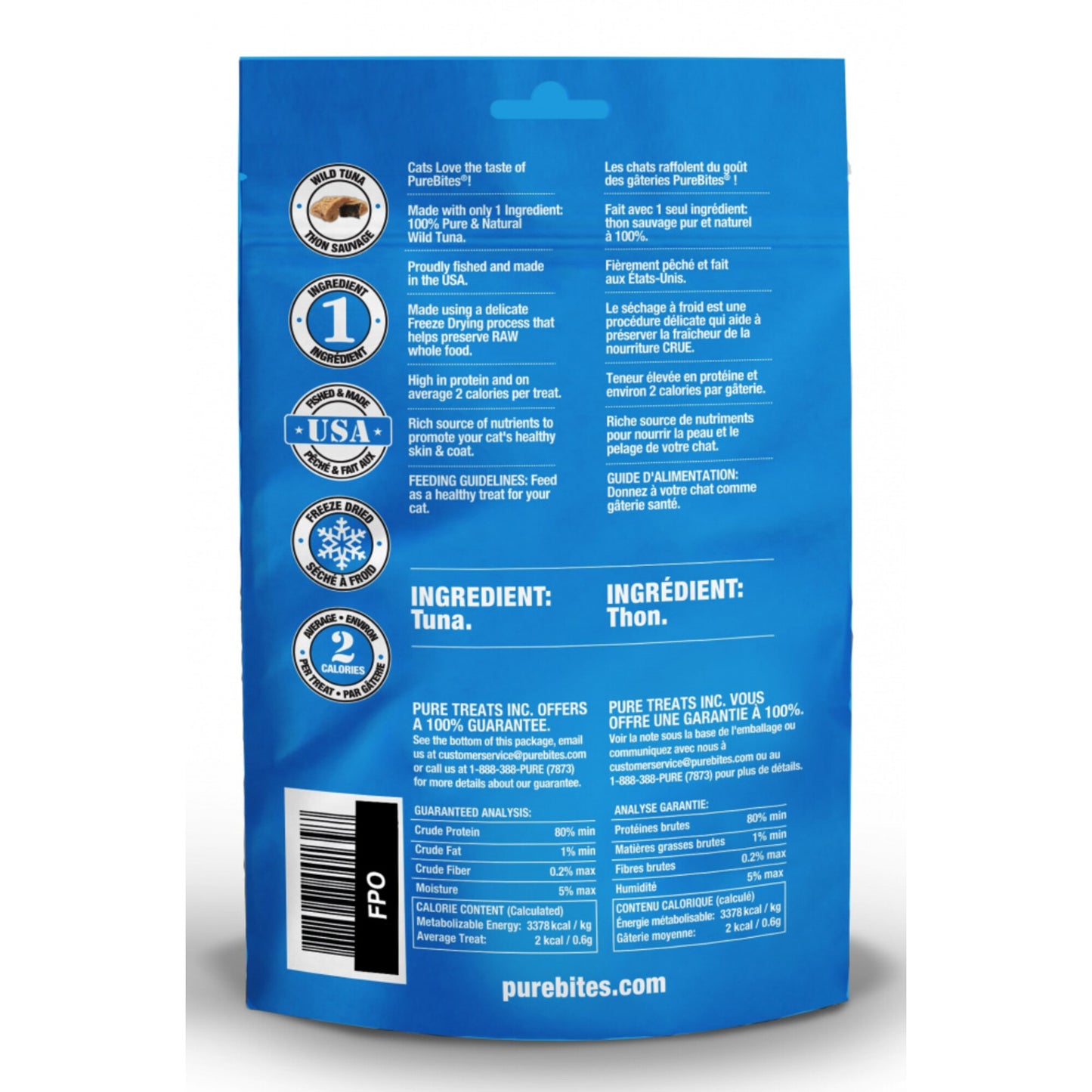 PureBites Tuna Freeze Dried Cat Treats