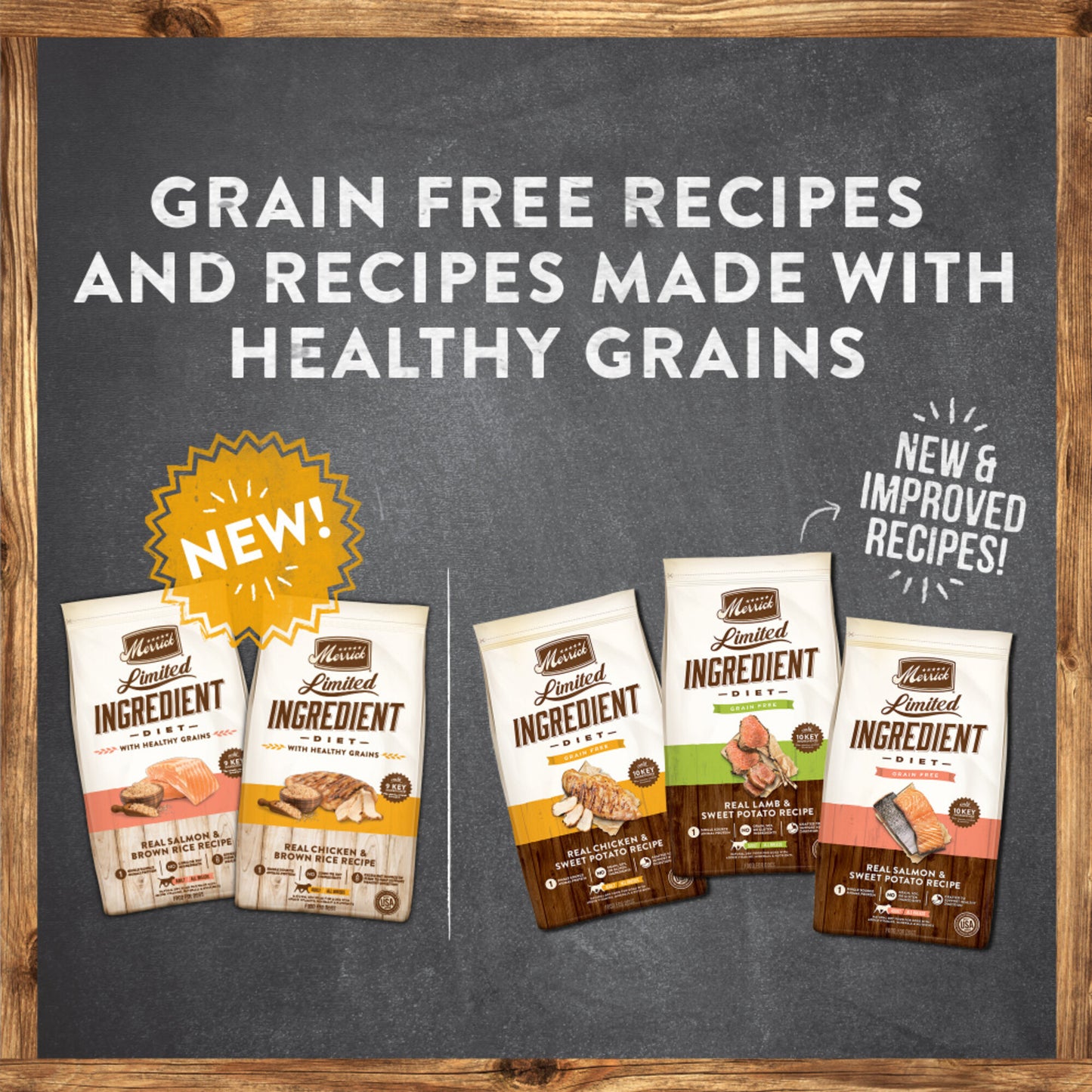 Merrick Limited Ingredient Diet Grain Free Real Salmon & Sweet Potato Recipe Dry Dog Food