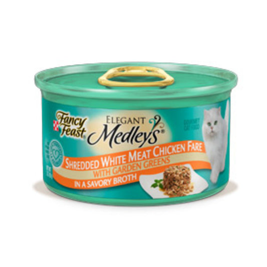 Fancy Feast Elegant Medleys Shredded Chicken Canned Cat Food