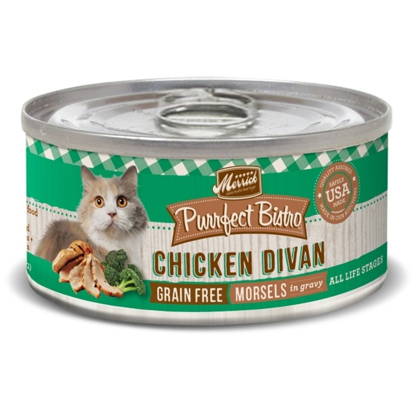 Merrick Purrfect Bistro Chicken Divan Grain Free Canned Cat Food