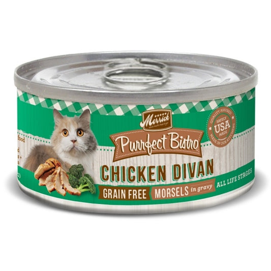 Merrick Purrfect Bistro Chicken Divan Grain Free Canned Cat Food