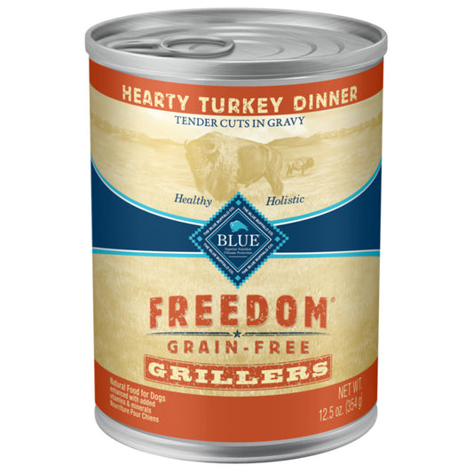 Blue Buffalo Freedom Grain Free Grillers Hearty Turkey Dinner Canned Dog Food