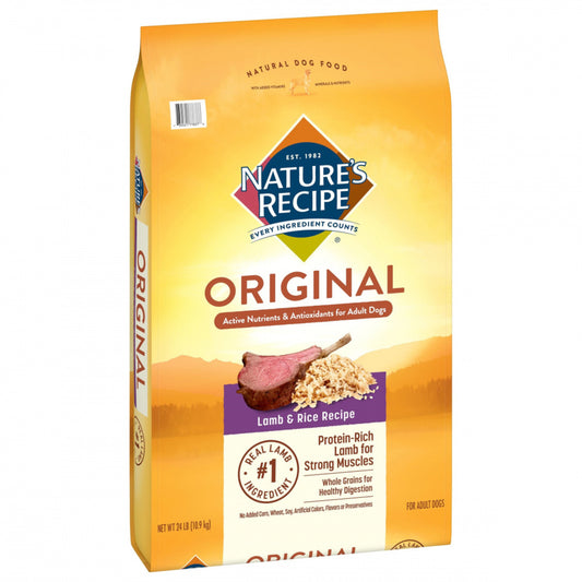 Nature's Recipe Adult Lamb Meal & Rice Dry Dog Food