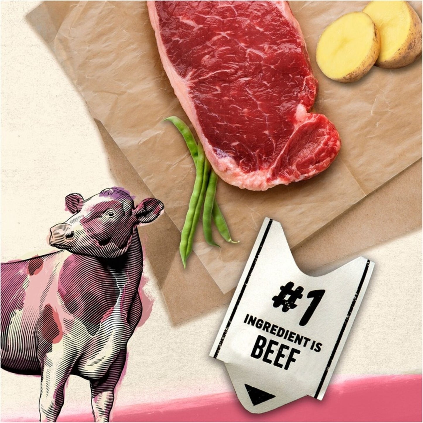 Purina Beyond Ground Entree Grain Free Beef, Potato and Green Bean Canned Dog Food