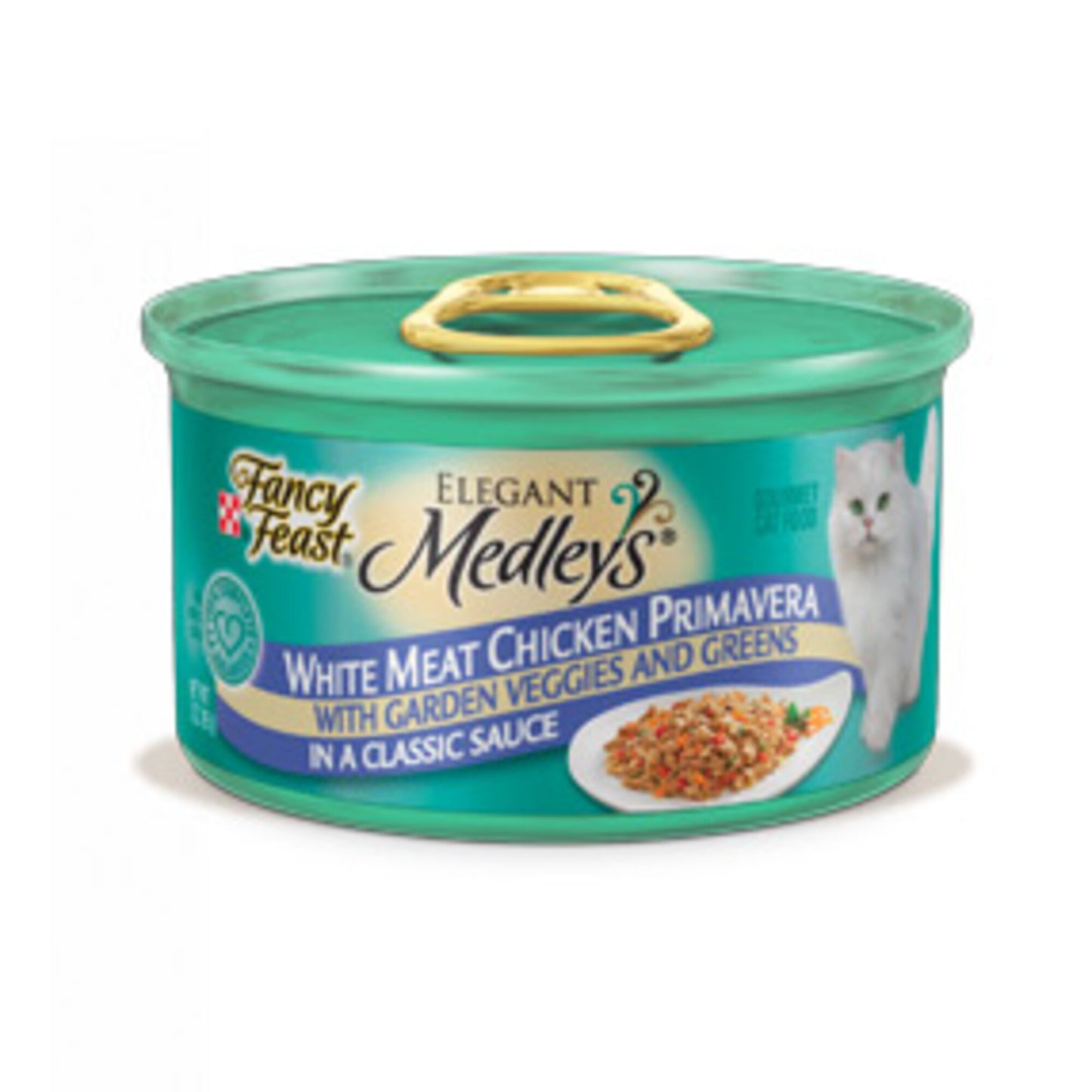 Fancy Feast Elegant Medleys White Meat Chicken Primavera Canned Cat Food