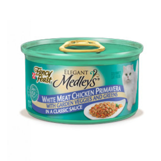 Fancy Feast Elegant Medleys White Meat Chicken Primavera Canned Cat Food