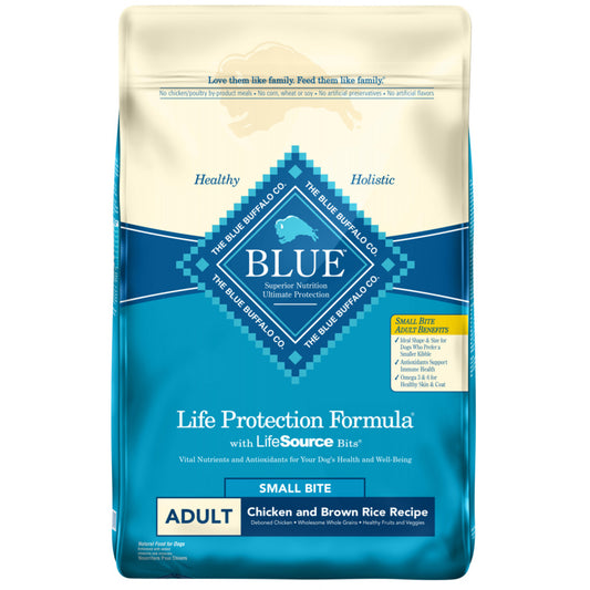 Blue Buffalo Life Protection Natural Small Bites Chicken & Brown Rice Recipe Adult Dry Dog Food
