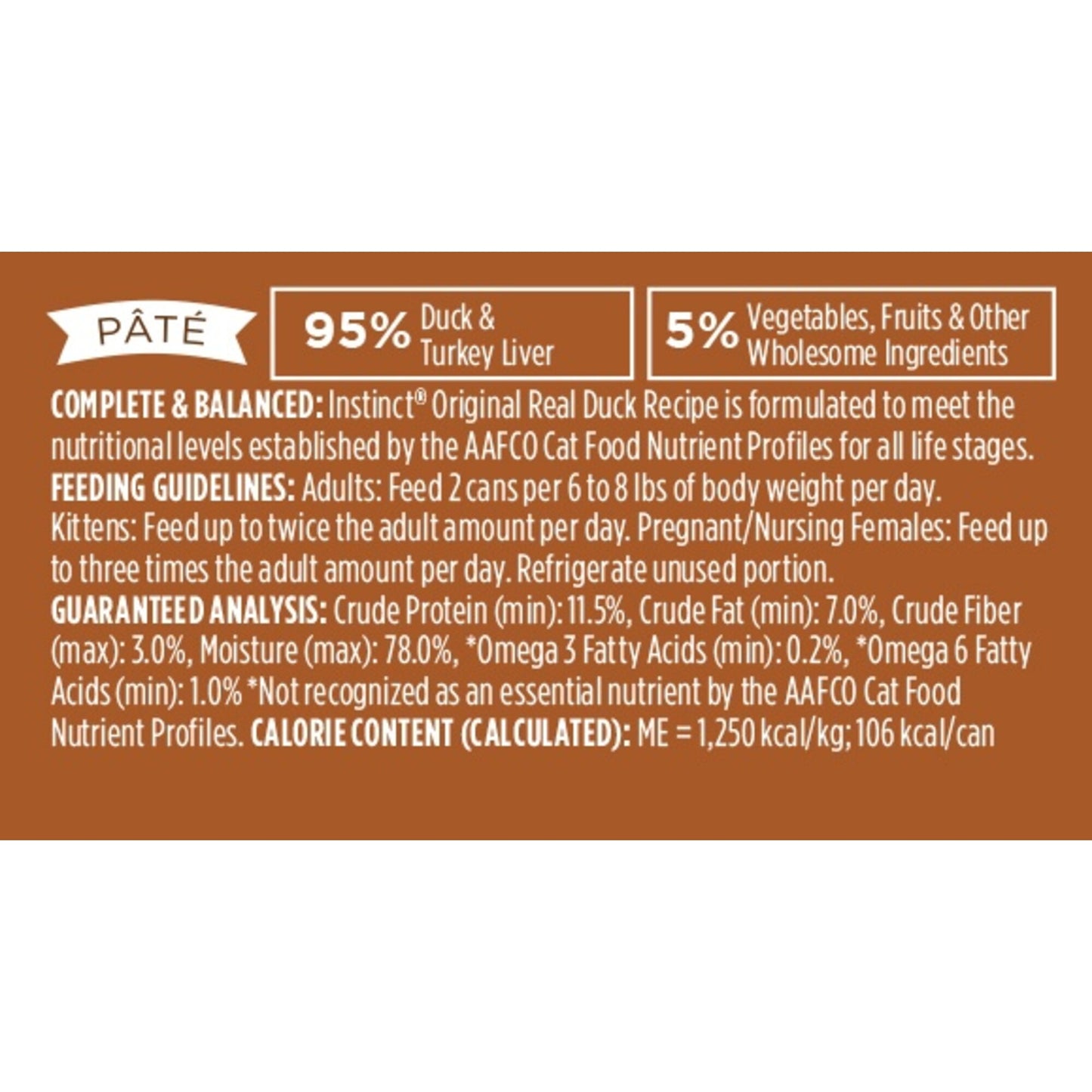 Instinct Grain-Free Duck Formula Canned Cat Food