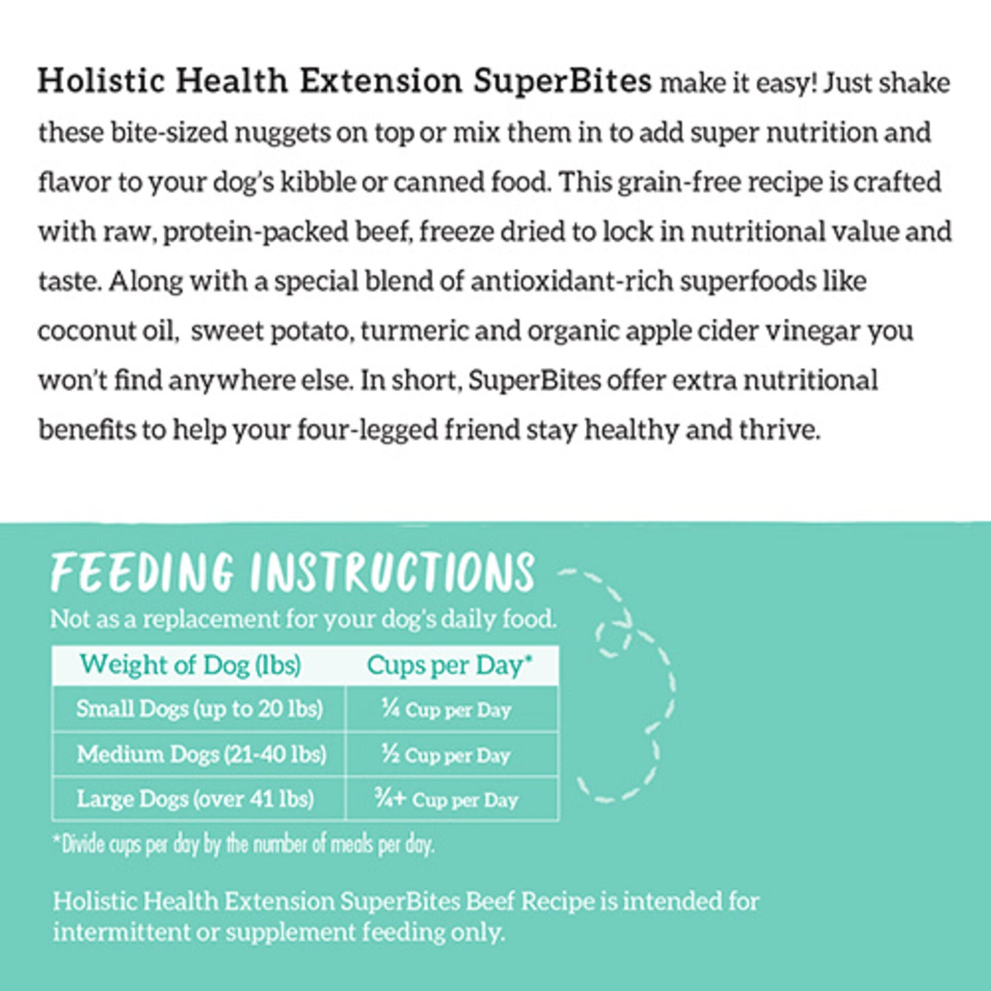 Health Extension SuperBites Freeze-Dried Meal Mixer Beef