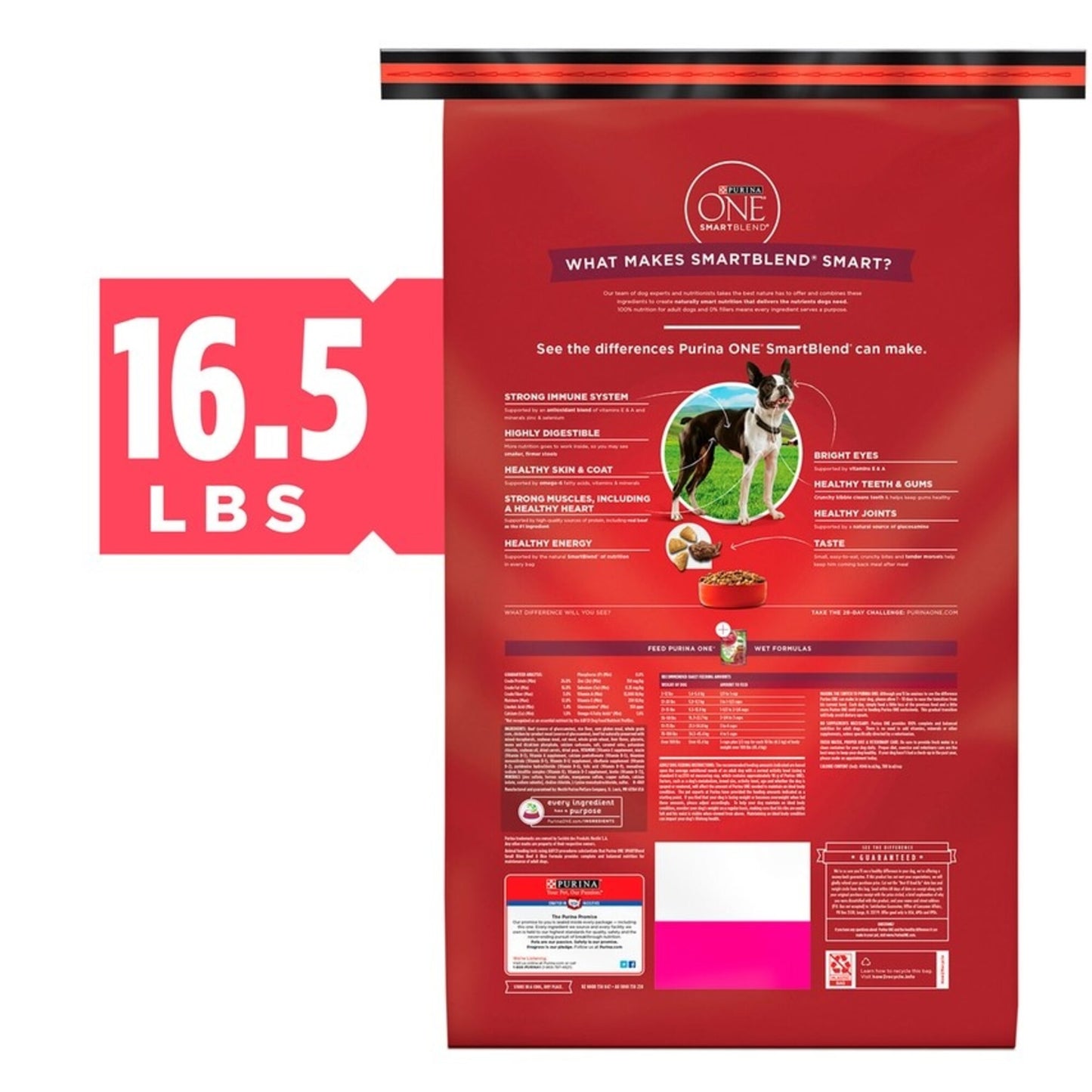 Purina ONE SmartBlend Small Bites Beef & Rice Dry Dog Food