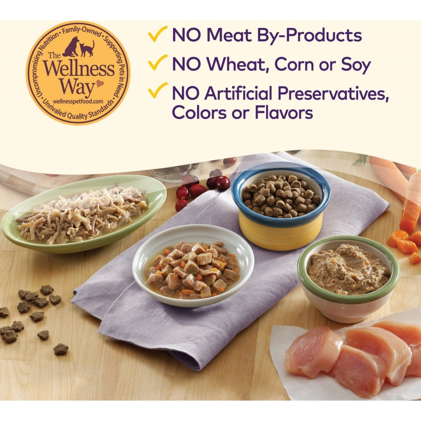 Wellness Complete Health Grain Free Adult Salmon & Salmon Liver Adult Dry Cat Food