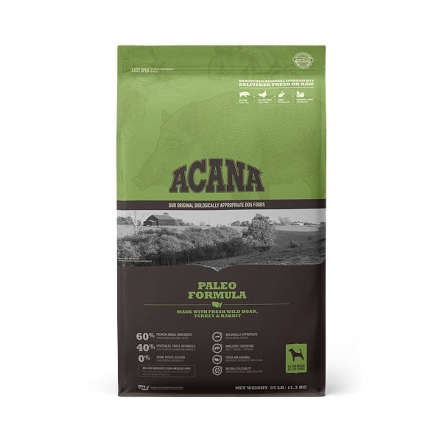 ACANA Paleo Formula Grain Free Dry Dog Food