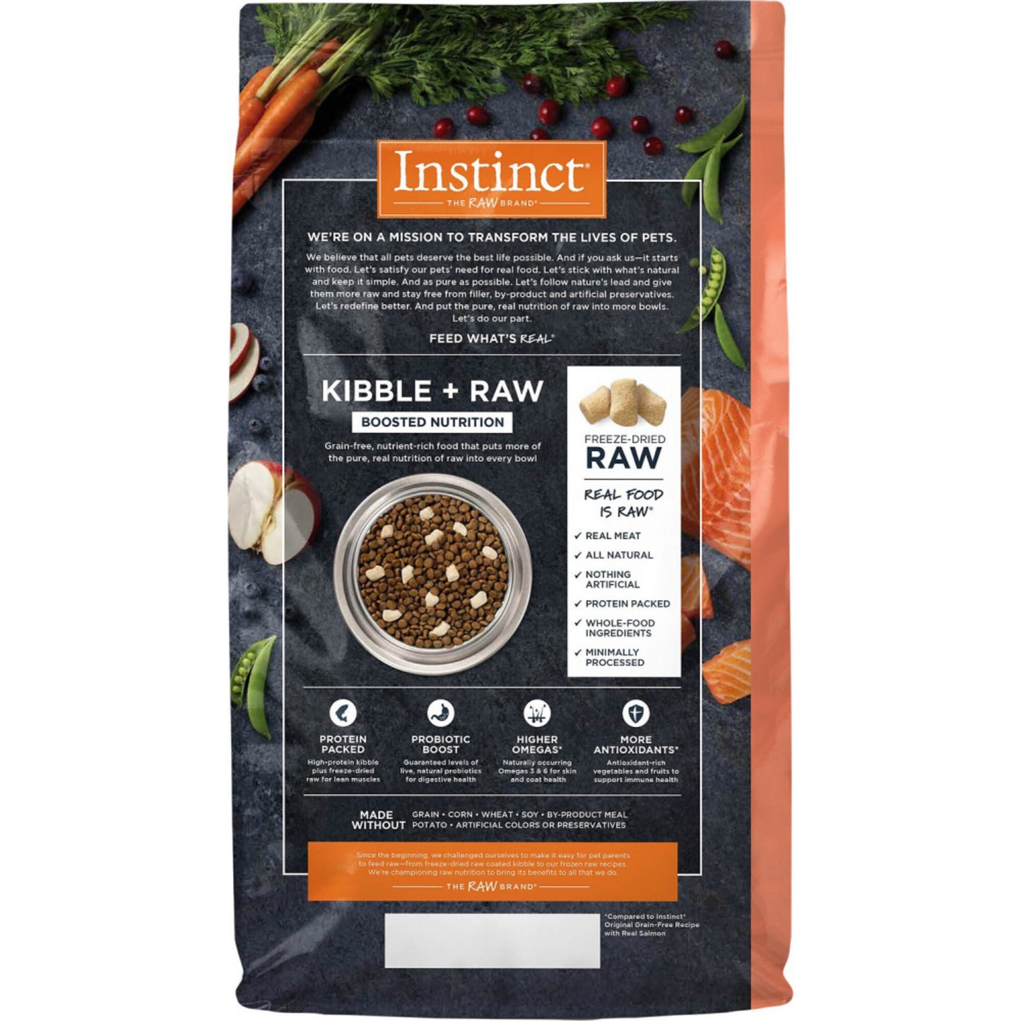 Instinct Raw Boost Grain Free Recipe with Real Salmon Dry Cat Food