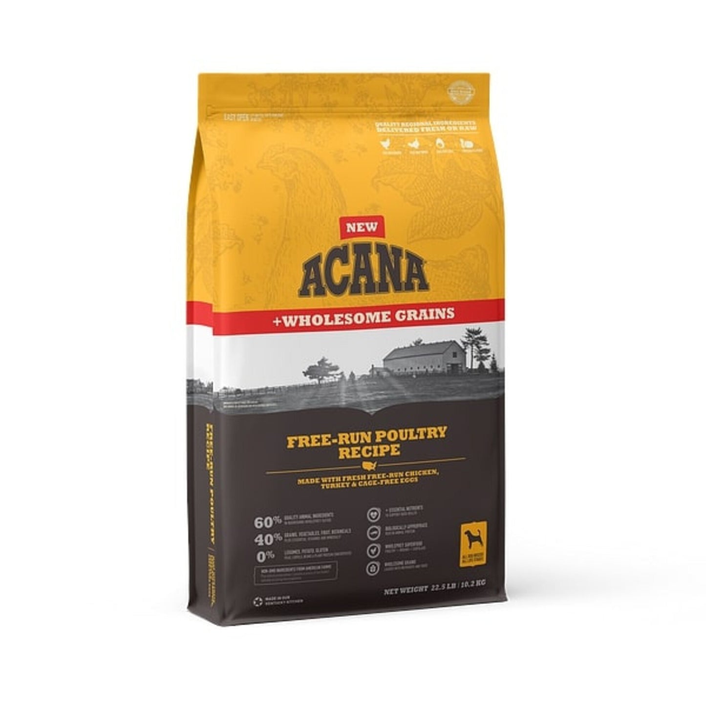 ACANA + Wholesome Grains Free-Run Poultry Recipe Dry Dog Food