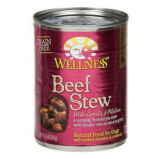 Wellness Grain Free Natural Beef Stew with Carrots & Potato Wet Canned Dog Food