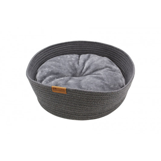 BeOneBreed Cat Cuddler Dark Gray Cat Bed