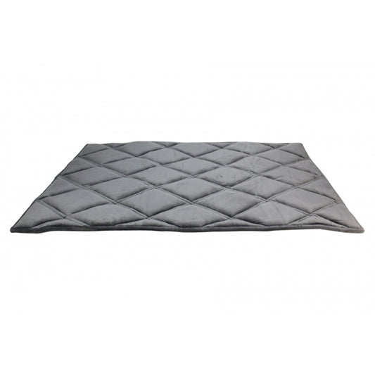 BeOneBreed Upturn Mat Dark Gray Memory Foam Dog Crate Mat