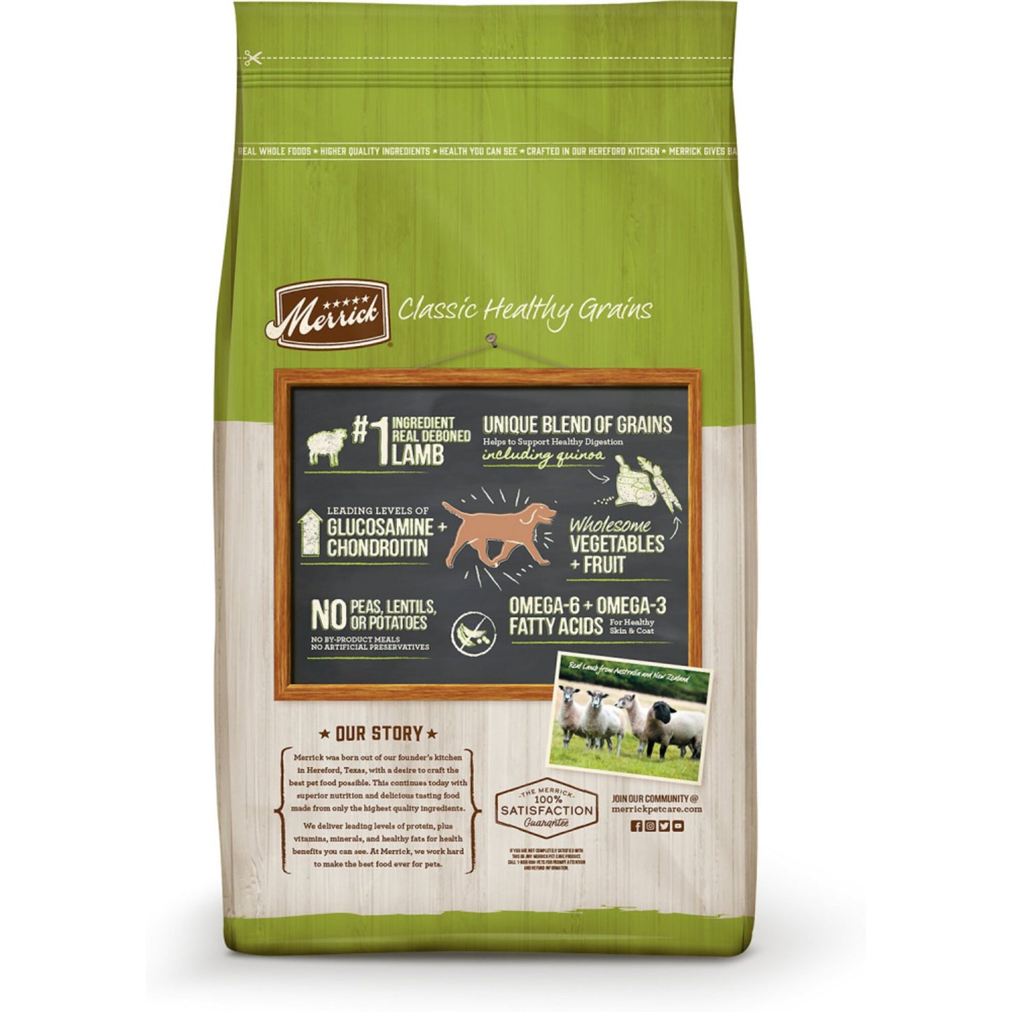 Merrick Classic Lamb & Brown Rice Recipe with Ancient Grains Dry Dog Food