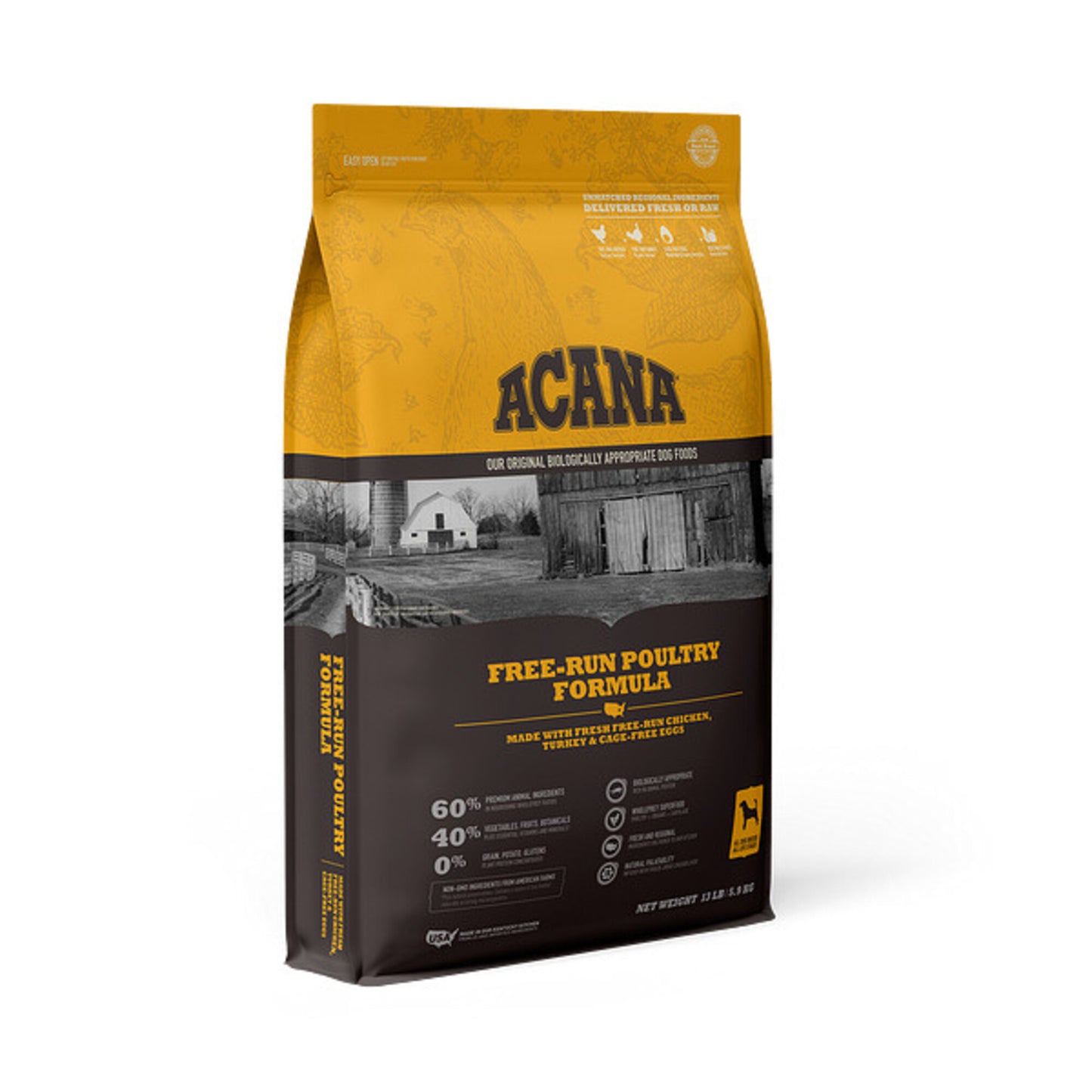 ACANA Free Run Poultry Formula Grain Free Dry Dog Food