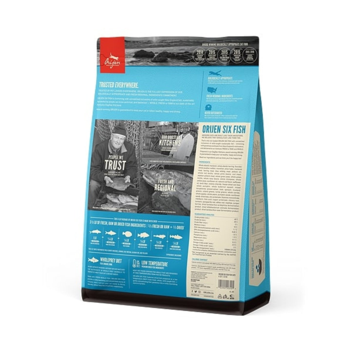 ORIJEN Grain Free Six Fish Dry Cat Food